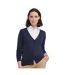 Cardigan Femme Bleu Marine Russell Collection-1