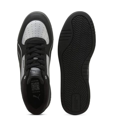 Mens Caven 2.0 Logo Trainers Silver Grey Puma