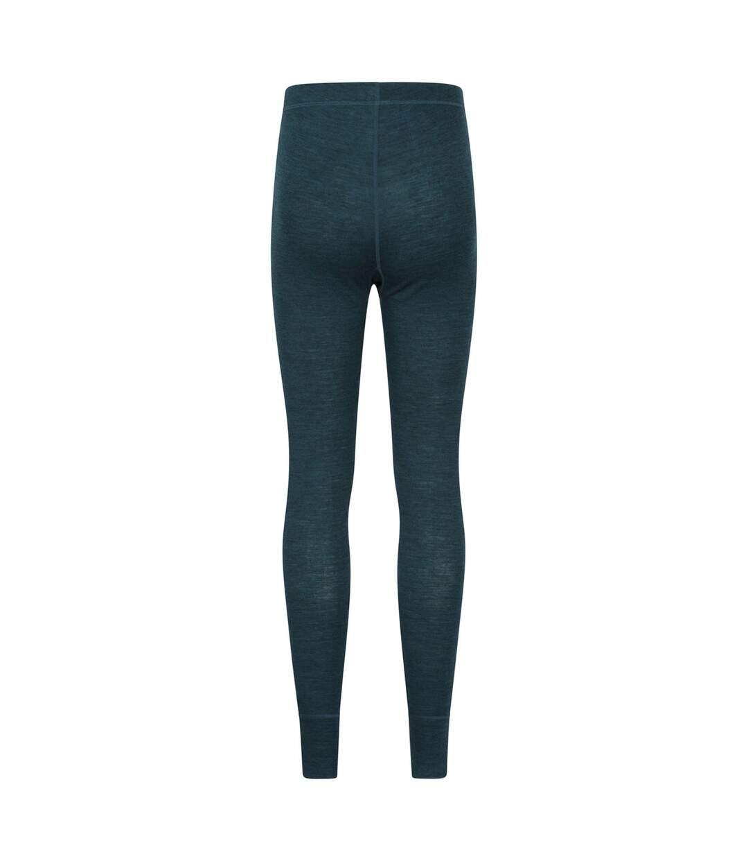 Bas Thermique Texturé À Taille Élastiquée Merino Femme Bleu Sarcelle Mountain Warehouse-4