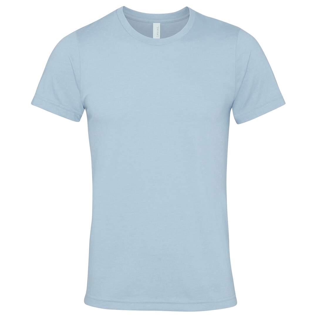 T-shirt adulte bleu clair Bella + Canvas-1