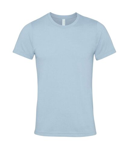 Unisex adult jersey crew neck t-shirt light blue Bella + Canvas