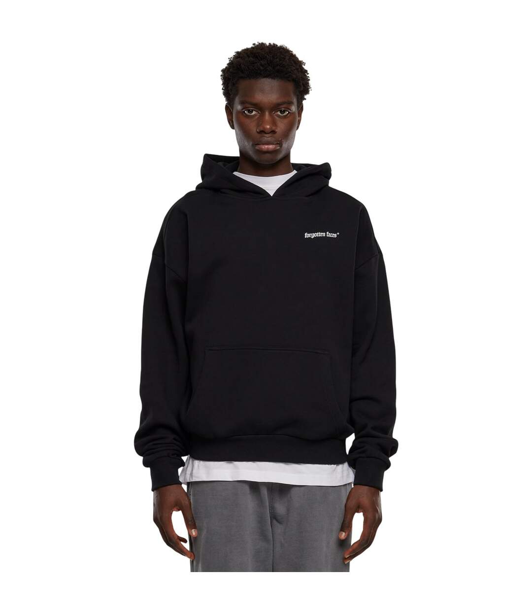 Sweat À Capuche Son Of Titan Homme Noir Forgotten Faces-1