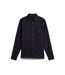 Mens Floral Collared Long-sleeved Shirt Navy Ted Baker-2