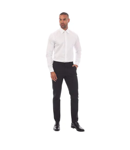 Mens Josh Regular Shirt White Boss