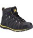 Amblers Mens Edale AS254 Safety Boots (Black/Yellow) - UTFS7475