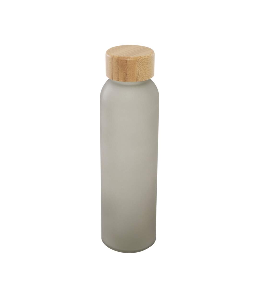 Lume Matte Bamboo Lid 500ml Water Bottle One Size Grey Generic-1