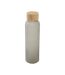 Lume Matte Bamboo Lid 500ml Water Bottle One Size Grey Generic-1