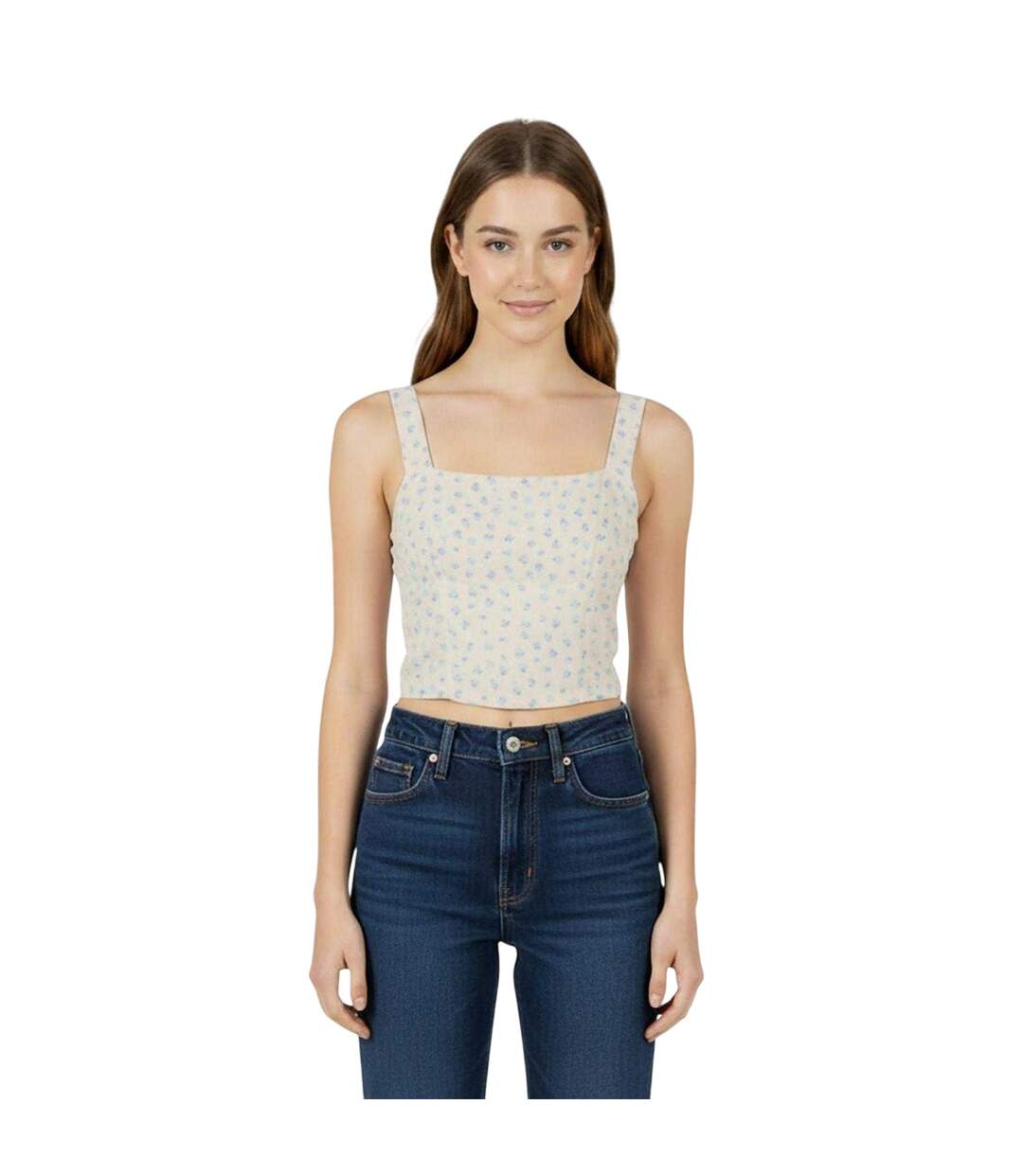 Womens/ladies Floral Fitted Crop Top Multicoloured Jack Wills-4