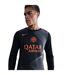 Mens Inter Milan Third Pre Match Training Football Shirt Black Blue Nike-4