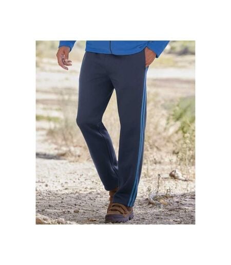 Atlas For Men Pantalon de jogging en polaire brossée pour hommes (Marine) - UTAF1841