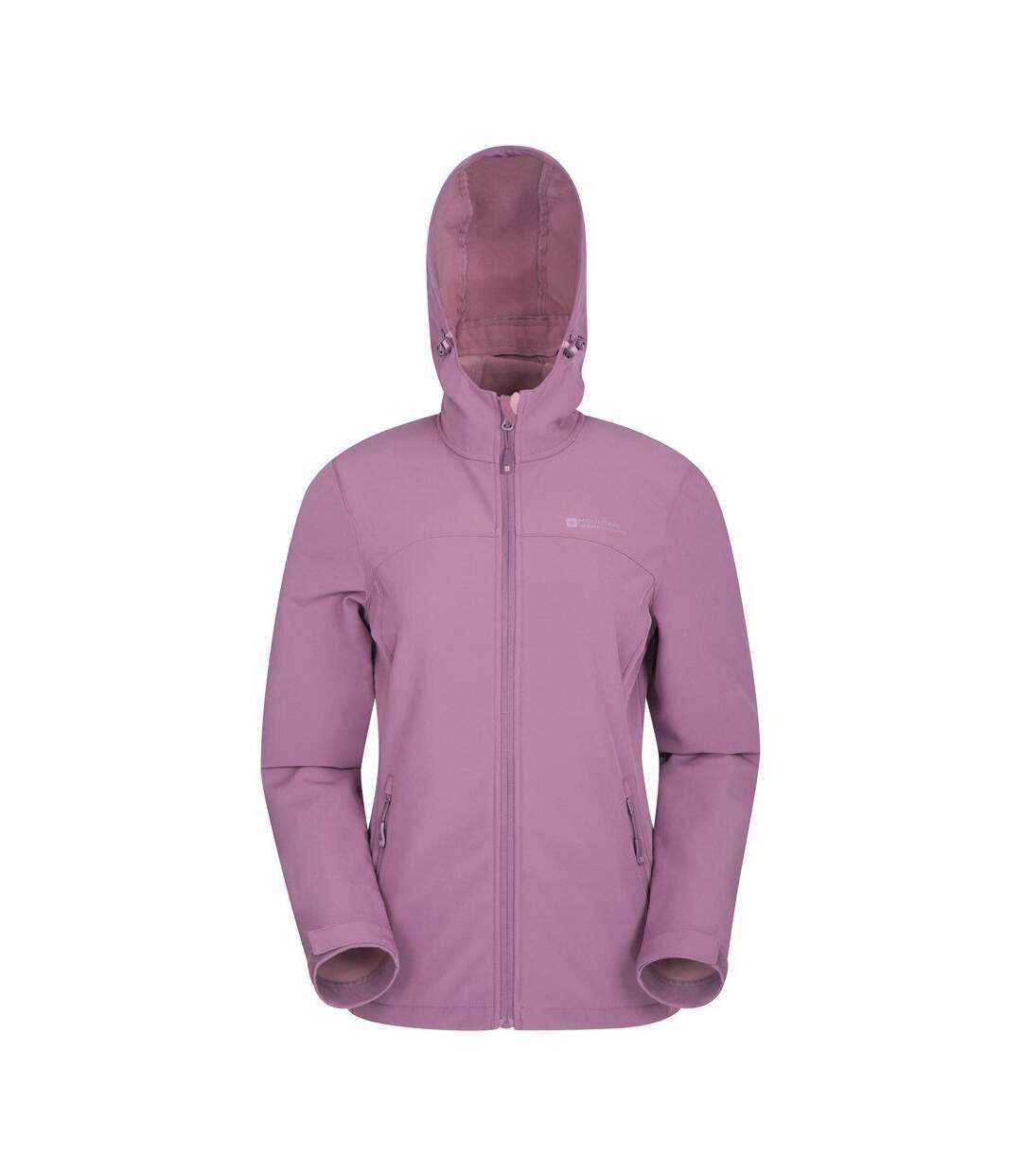 Womens/ladies Exodus Breathable Soft Shell Jacket Dusky Purple Mountain Warehouse-1