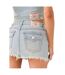 Womens/ladies Sadie Denim Mini Skirt Blue True Religion-4