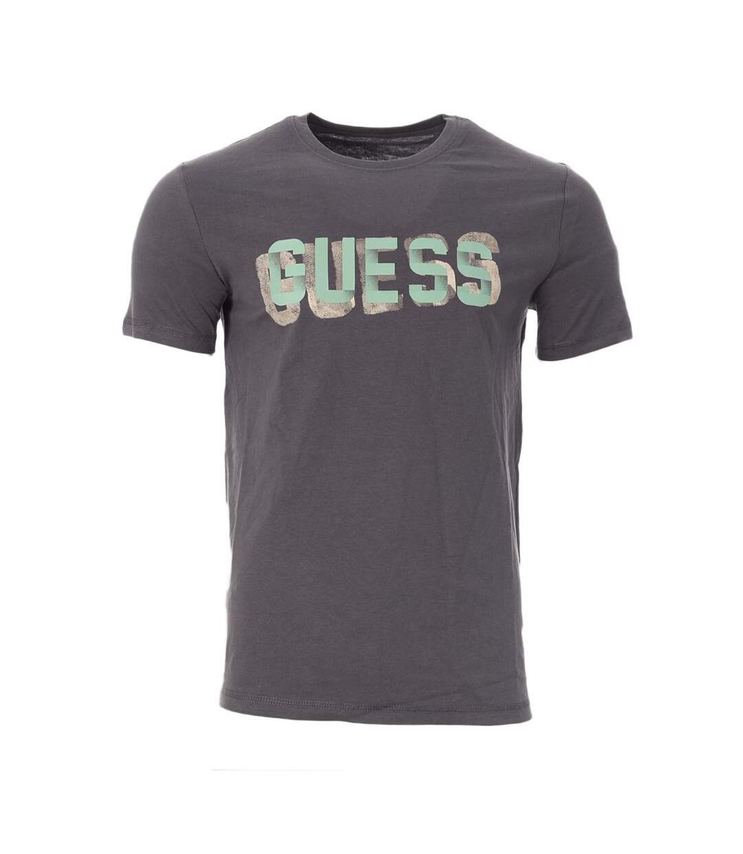 T-shirt Gris Homme Guess M4YI15I3Z14 - L