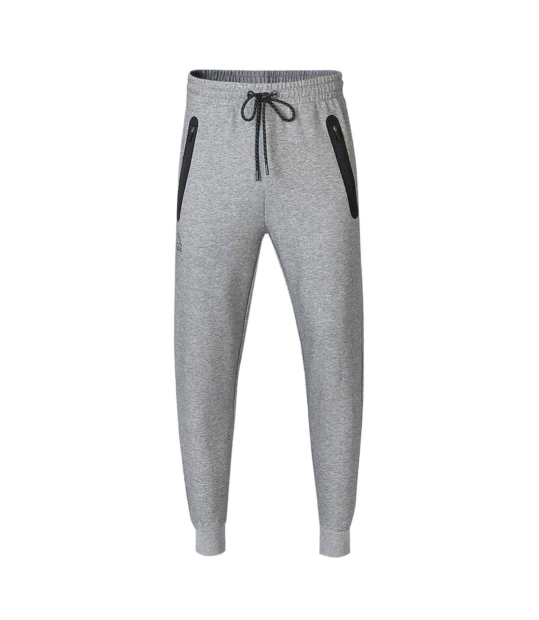 Pantalon De Jogging Motif/style Logo Homme Gris Chiné Kappa-1