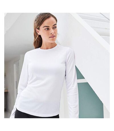 AWDis Just Cool Womens/Ladies Girlie Long Sleeve T-Shirt (Arctic White) - UTRW4814