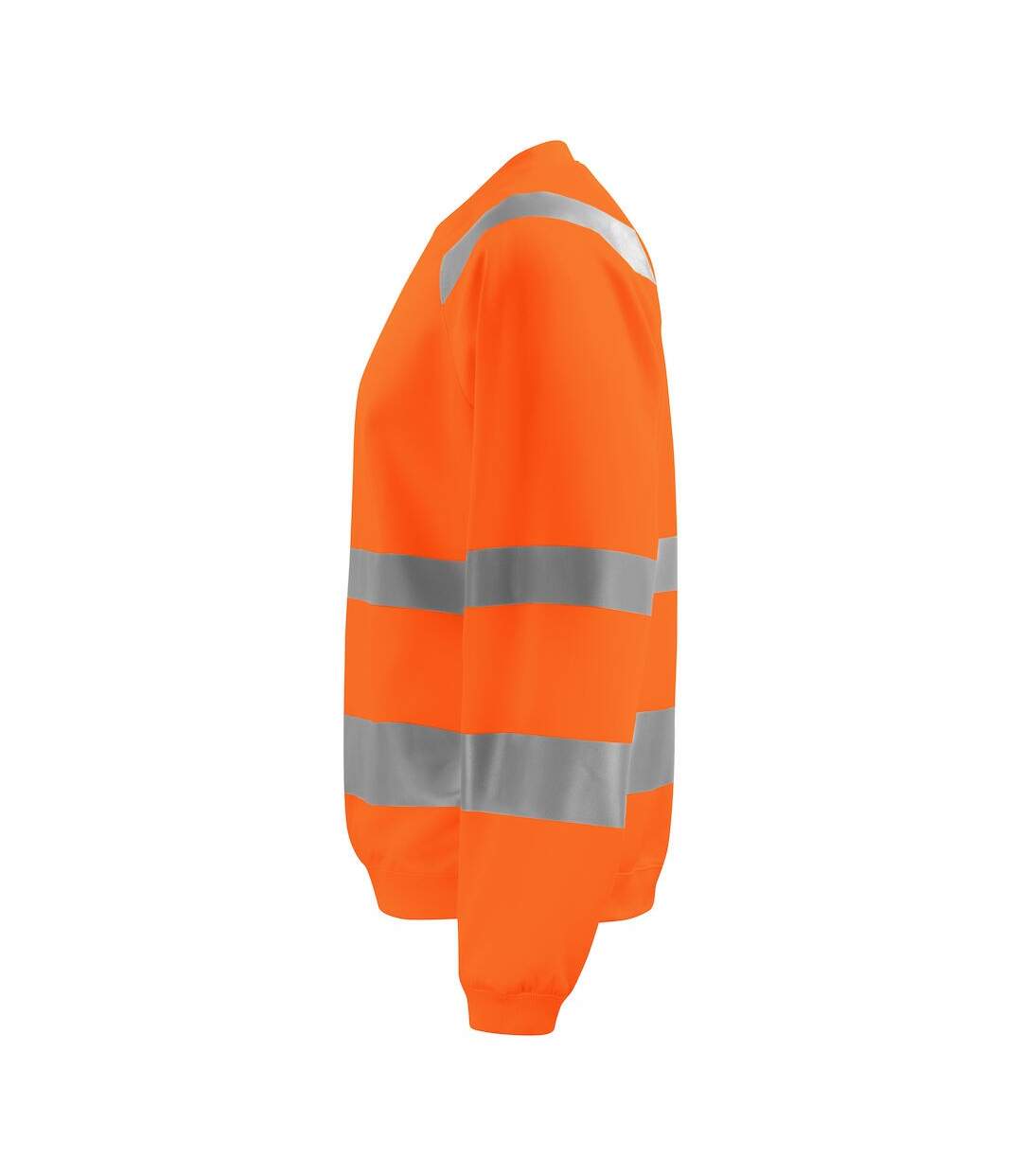 Mens reflective tape sweatshirt orange Projob-3