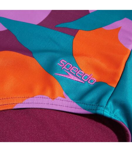 Womens/ladies Asymmetric One Piece Swimsuit Multicoloured Speedo