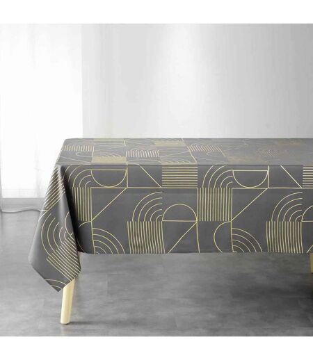 Nappe Imprimée Déco Lineor 150x300cm Anthracite