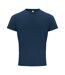T-shirt Classic Homme Bleu Marine Foncé Clique-1