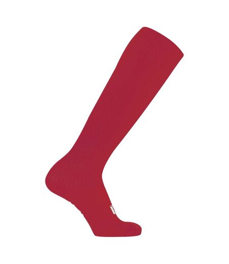 Chaussettes De Foot Adulte Rouge SOLS
