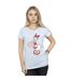 Disney T-shirt en coton Daisy Duck Love Heart - Femmes/Ladies (Gris sportif) - UTBI32443-2