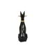 Vide-Poche Statue Chien Origami 91cm Noir-4
