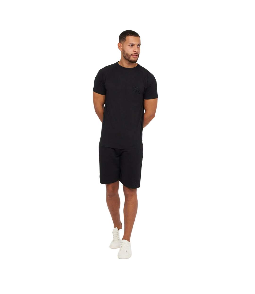 Short de jogging barreca homme noir Born Rich-3