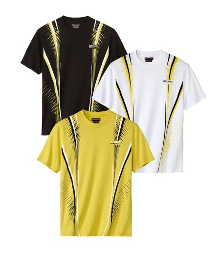3 darabos, kerek nyakú jersey póló szett