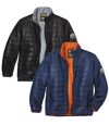 Men's Pack of 2 Easy-Wear Atlas For Men® Puffer Jackets - Lightweight Atlas For Men