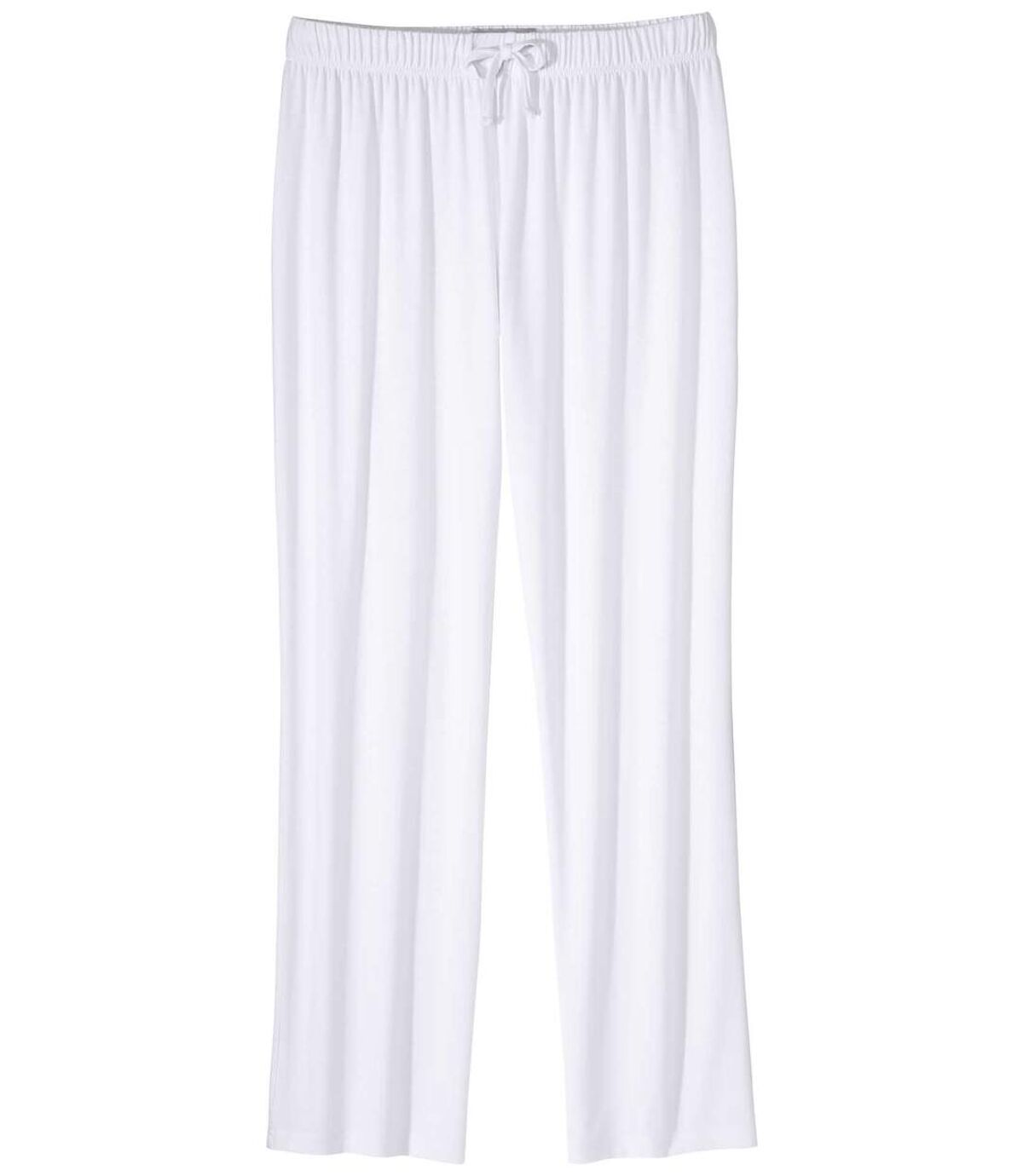 Bílé splývavé volnočasové kalhoty Atlas For Men