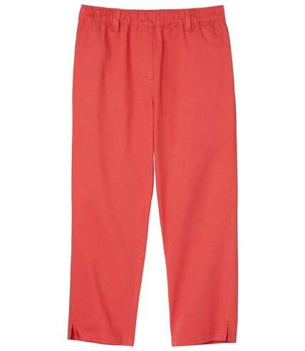 Women's Coral Stretchy Twill Treggings