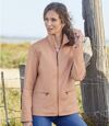 Women's Pink Faux-Leather Jacket  Atlas For Men