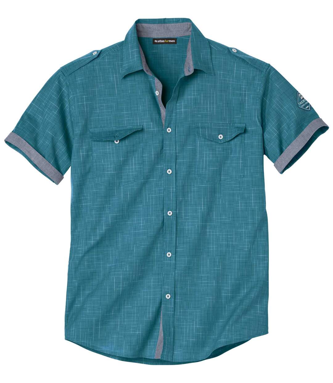 Men's Green Poplin Shirt  Atlas For Men