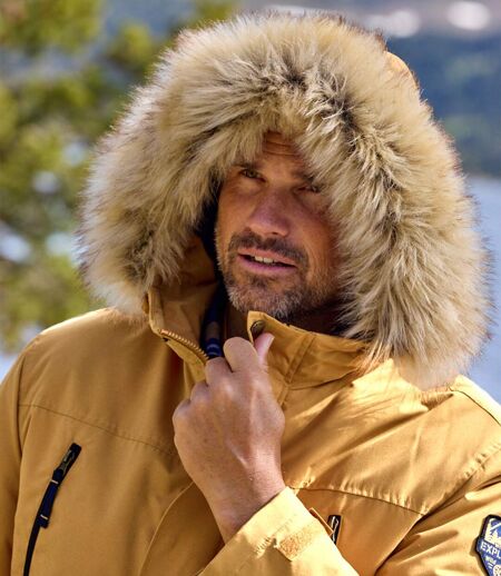 Men's Ochre Multi-Pocket Parka