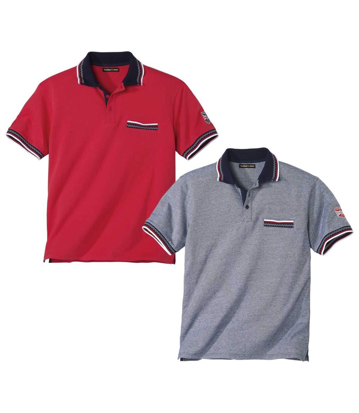 2er-Pack Poloshirts West Coast Atlas For Men