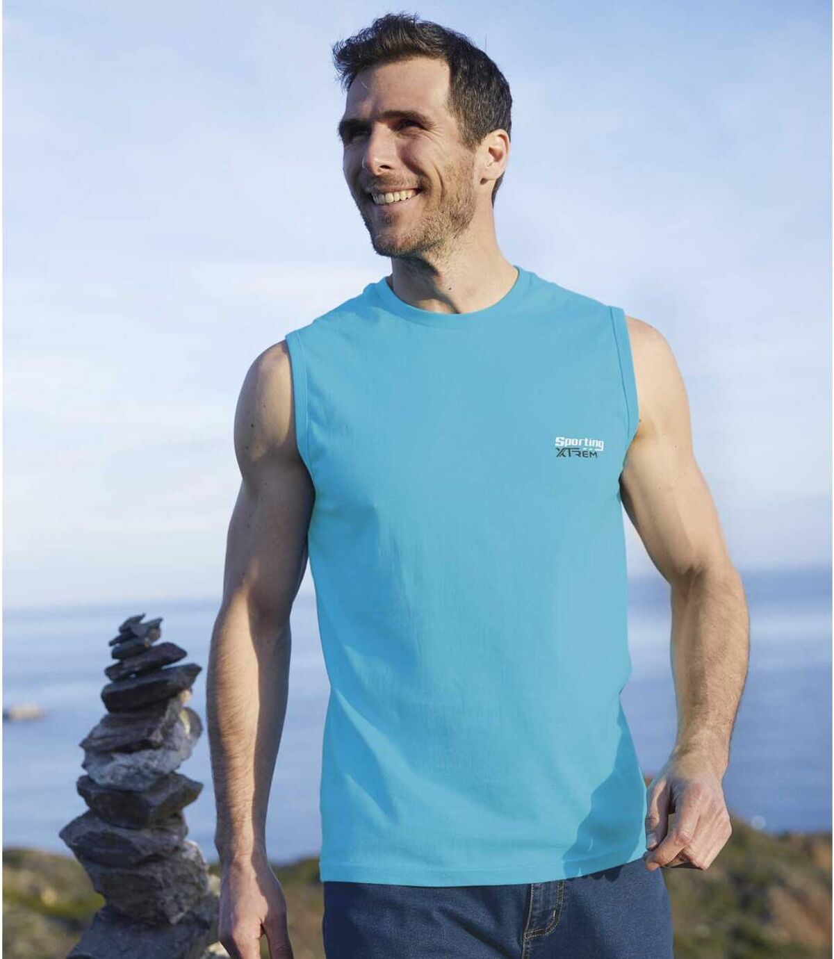 Zestaw 3 t-shirtów bez rękawów Sport Line Atlas For Men