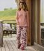 Pyjama met bloemenprint-2