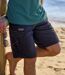 Le Lot de 2 Bermudas Cargo en Microfibre-2