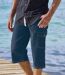 3/4-Cargo-Hose aus Stretch-Denim-1