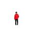 Mens Performance Training Jacket Red Puma-1