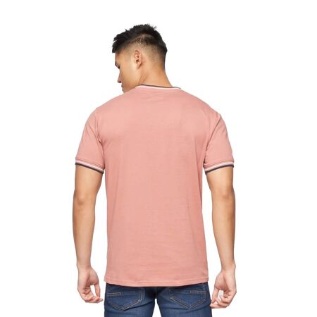 T-shirt ordale homme rouge orangé Crosshatch