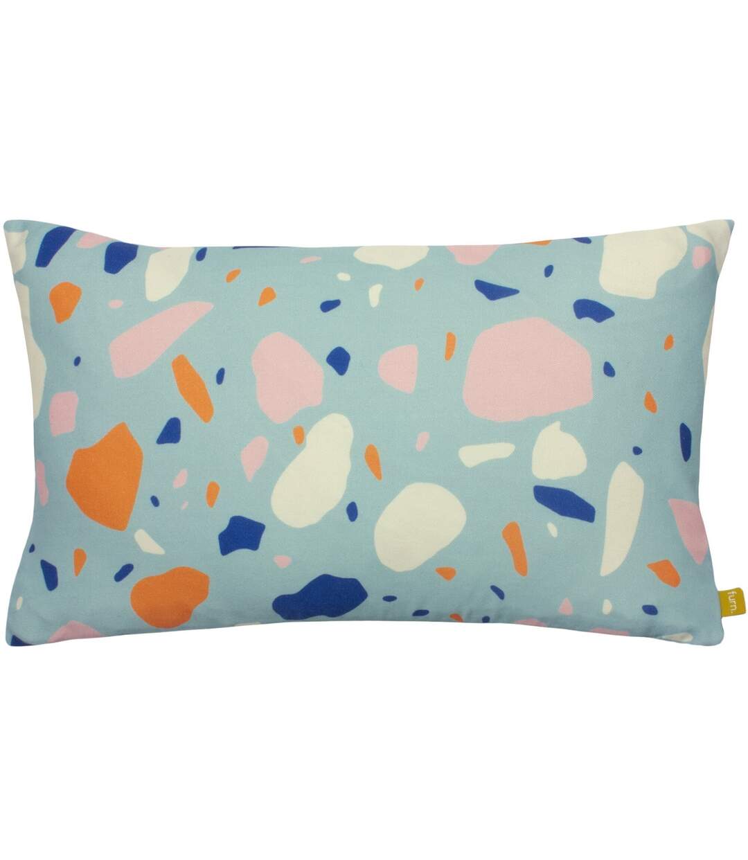 Terra cushion cover 30cm x 50cm aqua blue Furn