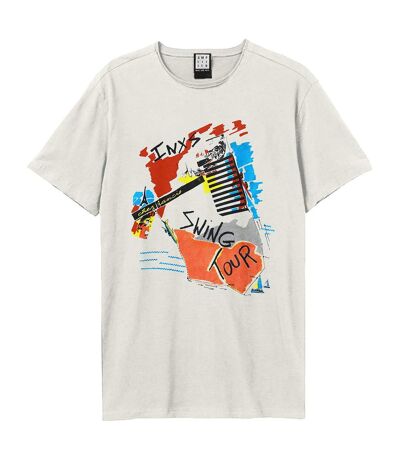 T-shirt Swing Tour Adulte Vieux Blanc Amplified