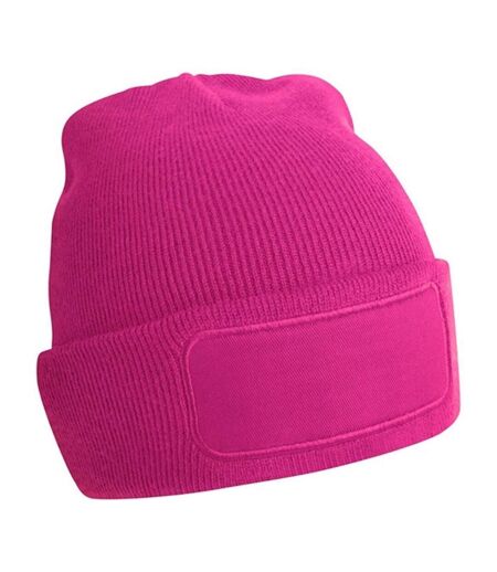 Bonnet avec patch - Adulte - B445 - rose fuchsia