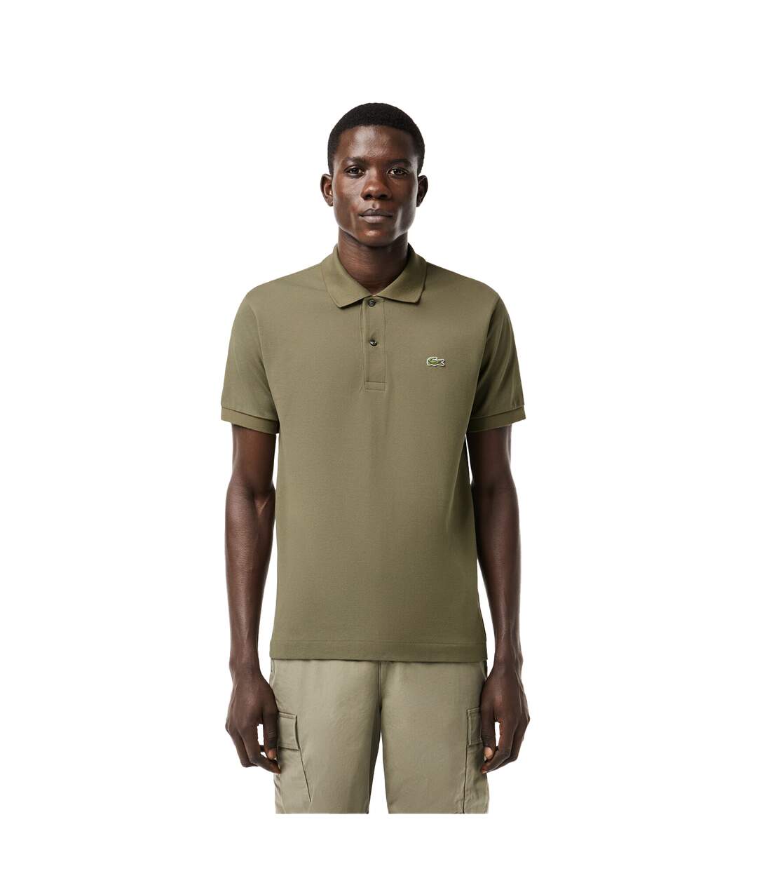 Polo L.12.12 Adulte Vert Kaki Lacoste-1