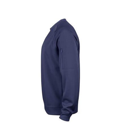 Clique Unisex Adult Basic Round Neck Active Sweatshirt (Dark Navy) - UTUB108