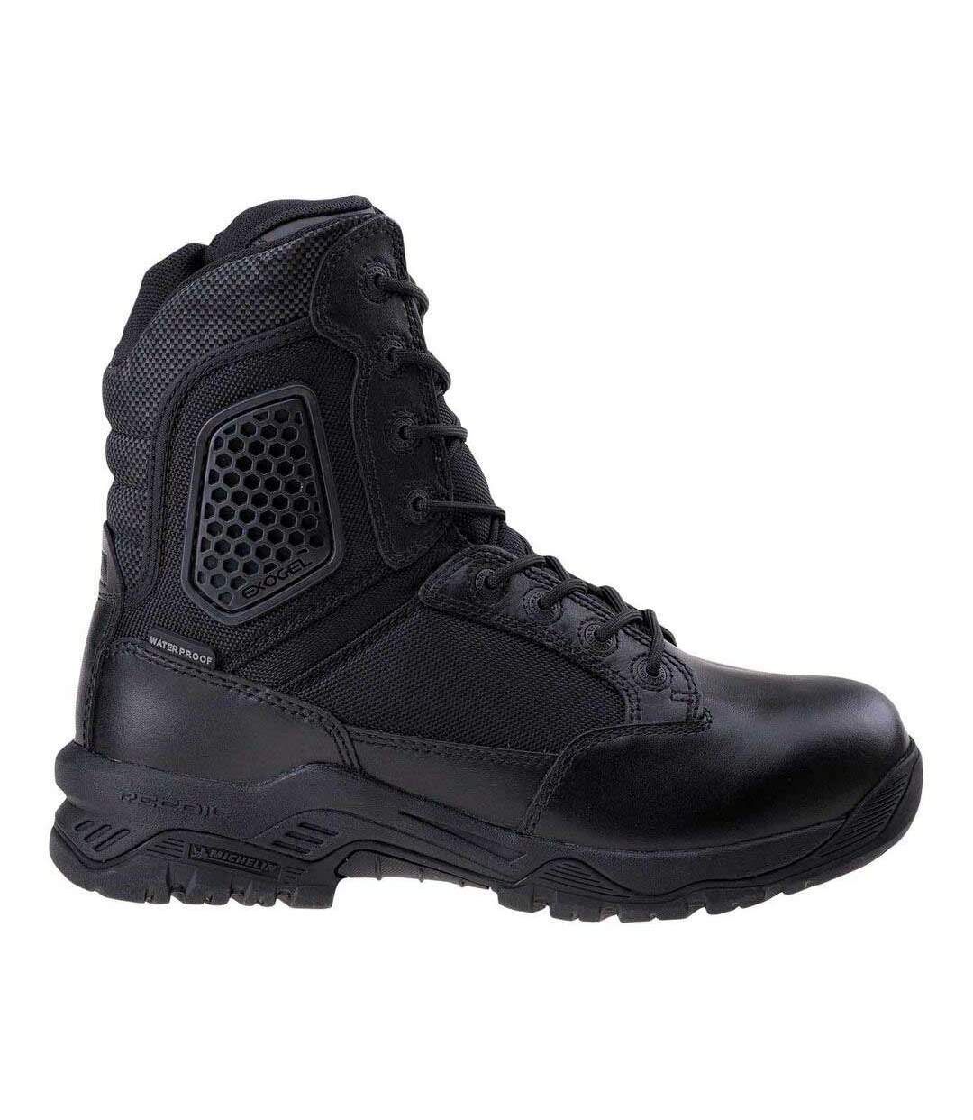 Mens Strike Force 8.0 Leather Tactical Shoes Black Magnum-3
