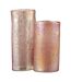 Vase Déco en Verre Lizzie 25cm Rose-2