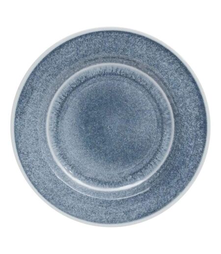 Lot de 6 Assiettes Plates Fanny 28cm Bleu