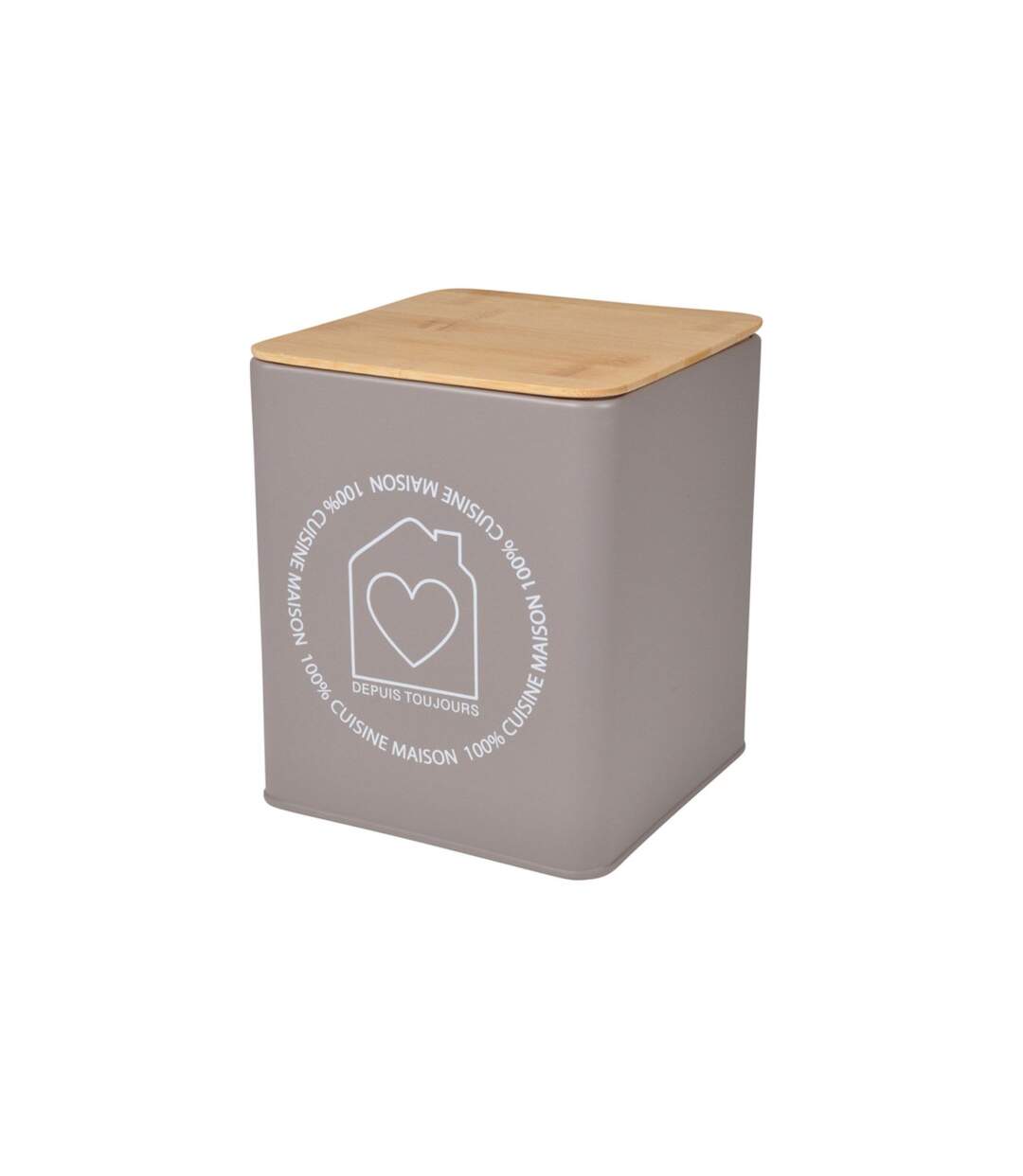 Boîte de Conservation Graphic 16cm Taupe-1